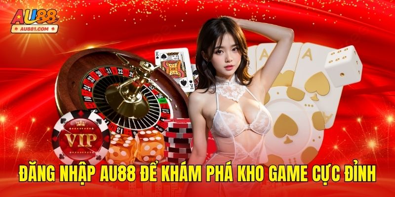 Đăng nhập AU88 để khám phá kho game cực đỉnh
